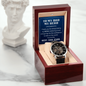 My Dad My Hero Men's Openworks Watch