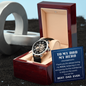 My Dad My Hero Men's Openworks Watch