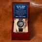 My Dad My Hero Men's Openworks Watch