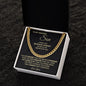 My Amazing Son Braver Stronger | Cuban Link Chain | Perfect Gift for Son
