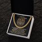 Lion Son Braver Stronger Loved | Cuban Link Change | Gift For Son
