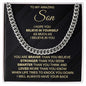 My Amazing Son | Cuban Link Chain | Perfect Gift for Son