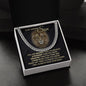 Lion Son Braver Stronger Loved | Cuban Link Change | Gift For Son