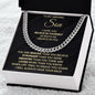 My Amazing Son | Cuban Link Chain | Perfect Gift for Son