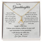 To My Granddaughter - Alluring Beauty Necklace