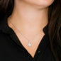 To My Bonus Daughter | Gift of You Shine Bright | Alluring Beauty Necklace