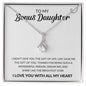 To My Bonus Daughter | Gift of You | Alluring Beauty Necklace