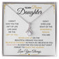 To My Bonus Daughter | Alluring Necklace