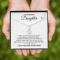 To My Bonus Daughter | Gift of You Shine Bright | Alluring Beauty Necklace