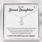 To My Bonus Daughter | Gift of You | Alluring Beauty Necklace