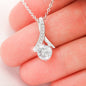 To My Bonus Daughter | Gift of You Shine Bright | Alluring Beauty Necklace