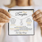 To My Bonus Daughter | Alluring Necklace