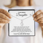 To My Bonus Daughter | Gift of You Shine Bright | Alluring Beauty Necklace