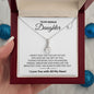 To My Bonus Daughter | Gift of You Shine Bright | Alluring Beauty Necklace