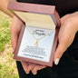 To My Bonus Daughter | Gift of You Shine Bright | Alluring Beauty Necklace