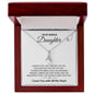 To My Bonus Daughter | Gift of You Shine Bright | Alluring Beauty Necklace
