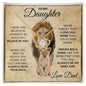 My Daughter Always My Baby Girl Lion Love Knot | Perfect Gift for Daughter