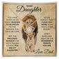 To My Daughter Love Dad Necklace