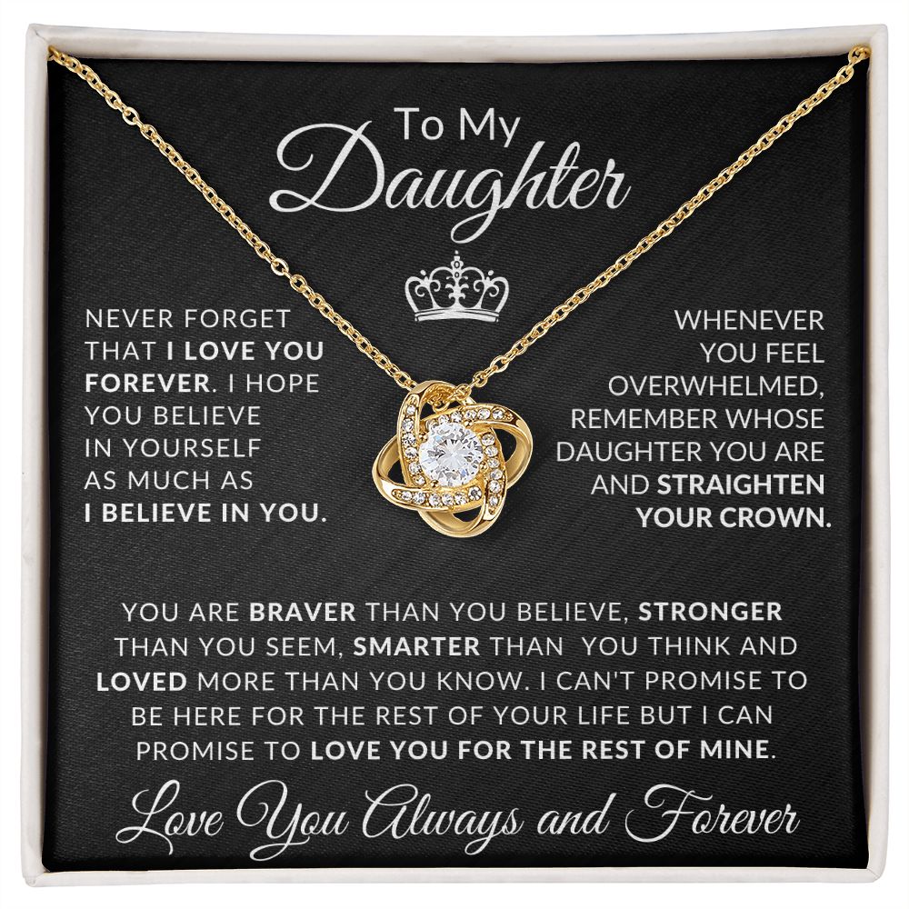 My Daughter | Braver Smarter Loved | Daughter Gift