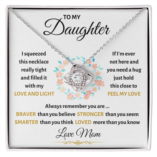 To My Daughter | Love Knot Necklace | Perfect Gift for Daughter 1