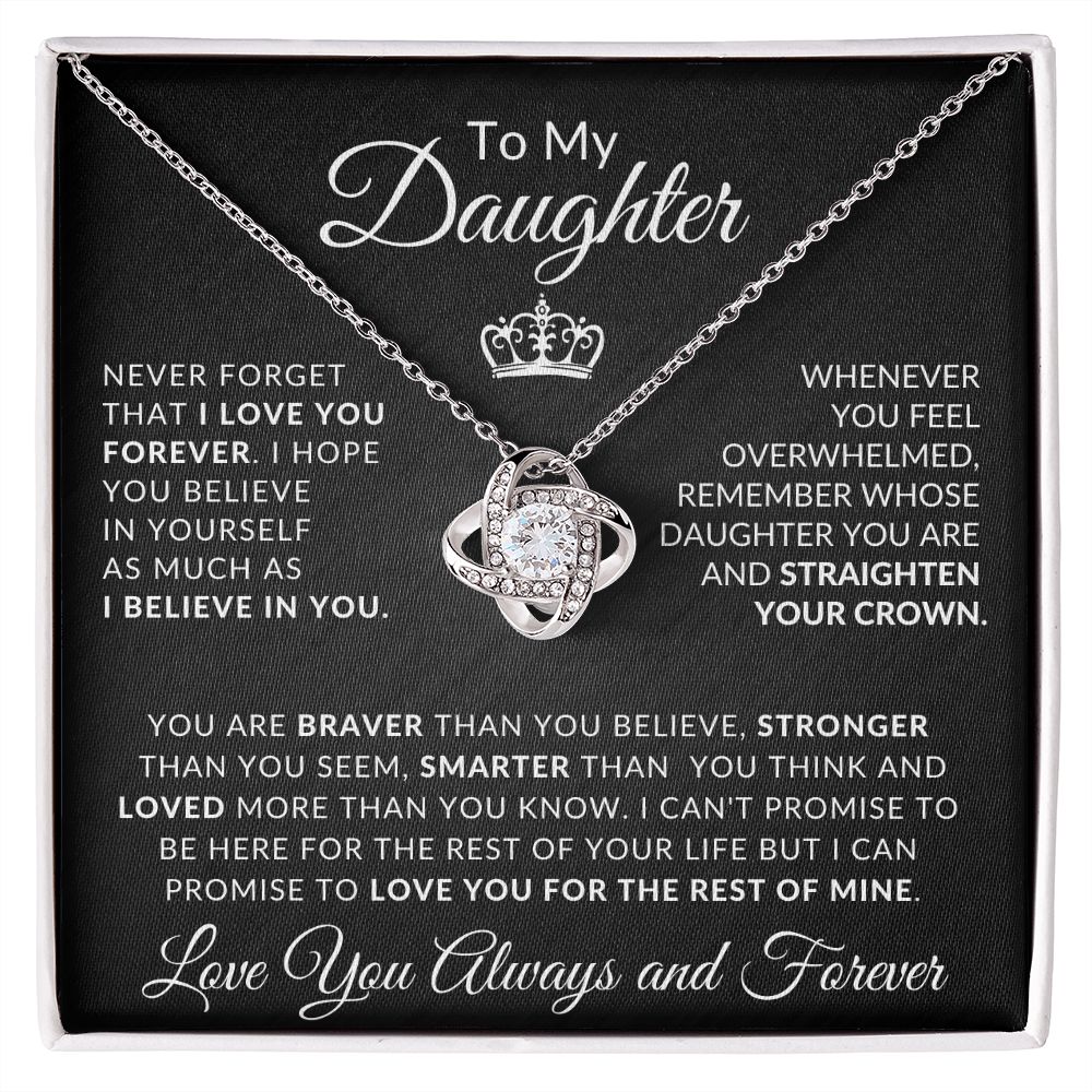 My Daughter | Braver Smarter Loved | Daughter Gift