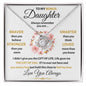 To My Bonus Daughter | The Gift of You | Love Knot Necklace