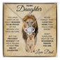 To My Daughter Love Dad Necklace