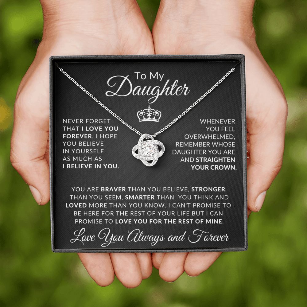 My Daughter | Braver Smarter Loved | Daughter Gift