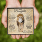 To My Daughter Love Dad Necklace