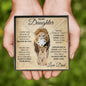 My Daughter Always My Baby Girl Lion Love Knot | Perfect Gift for Daughter