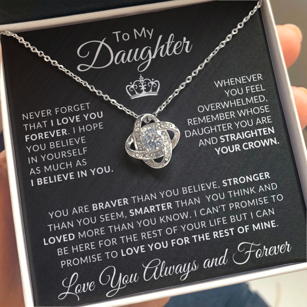 My Daughter | Braver Smarter Loved | Daughter Gift