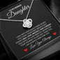 Bonus Daughter Always Here For You Last Breath - Love Knot - Perfect Gift For Birthday, Christmas, Graduation