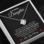 Bonus Daughter Always Here For You Last Breath - Love Knot - Perfect Gift For Birthday, Christmas, Graduation