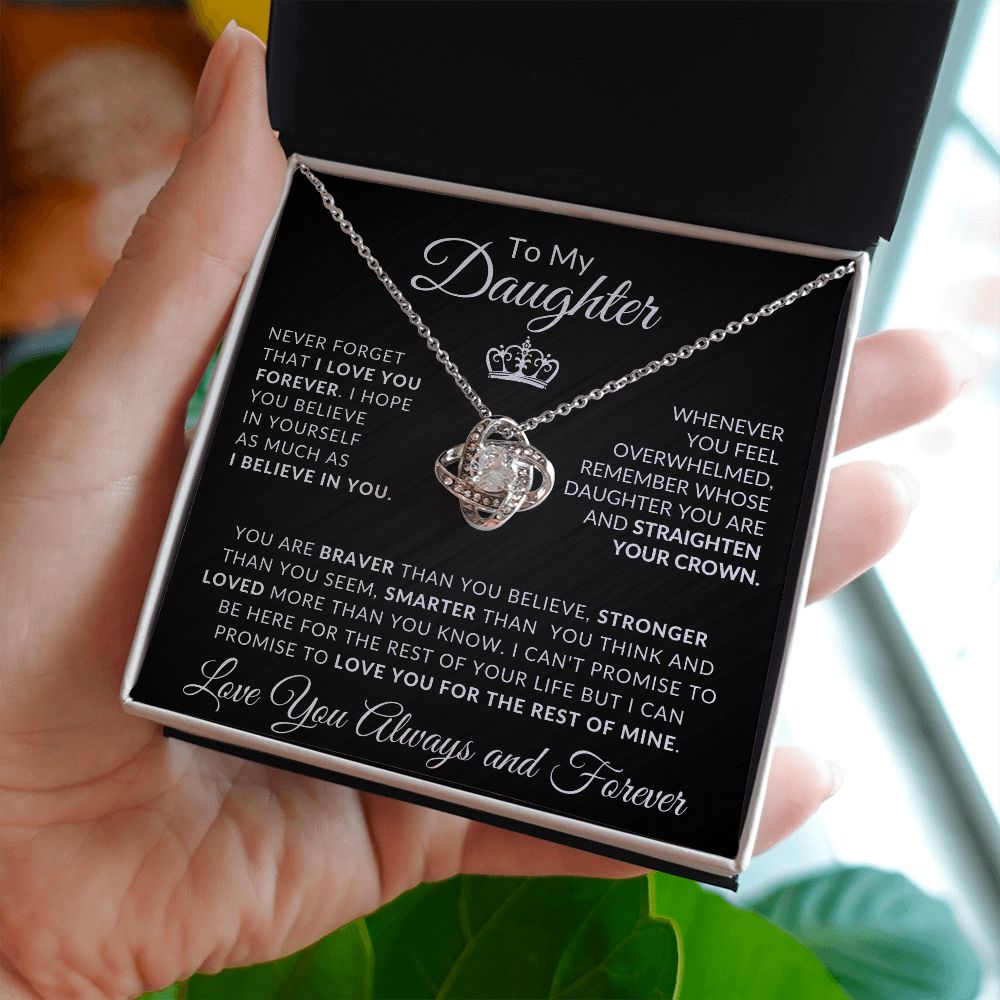 My Daughter | Braver Smarter Loved | Daughter Gift