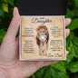 My Daughter Always My Baby Girl Lion Love Knot | Perfect Gift for Daughter