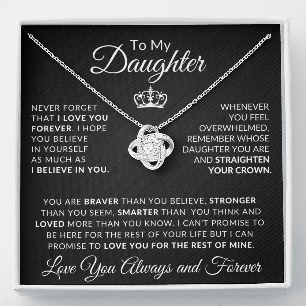My Daughter | Braver Smarter Loved | Daughter Gift