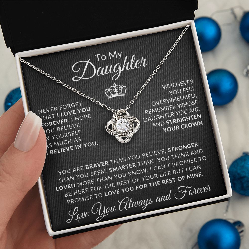 My Daughter | Braver Smarter Loved | Daughter Gift