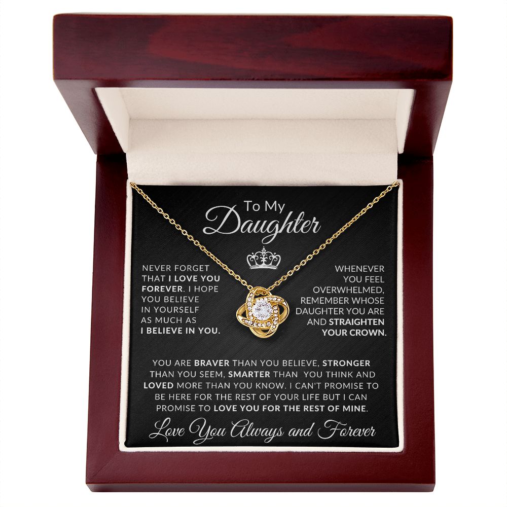 My Daughter | Braver Smarter Loved | Daughter Gift