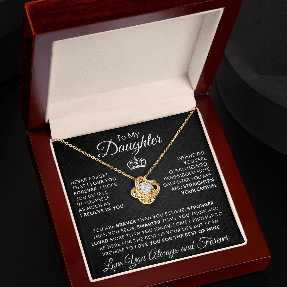 My Daughter | Braver Smarter Loved | Daughter Gift