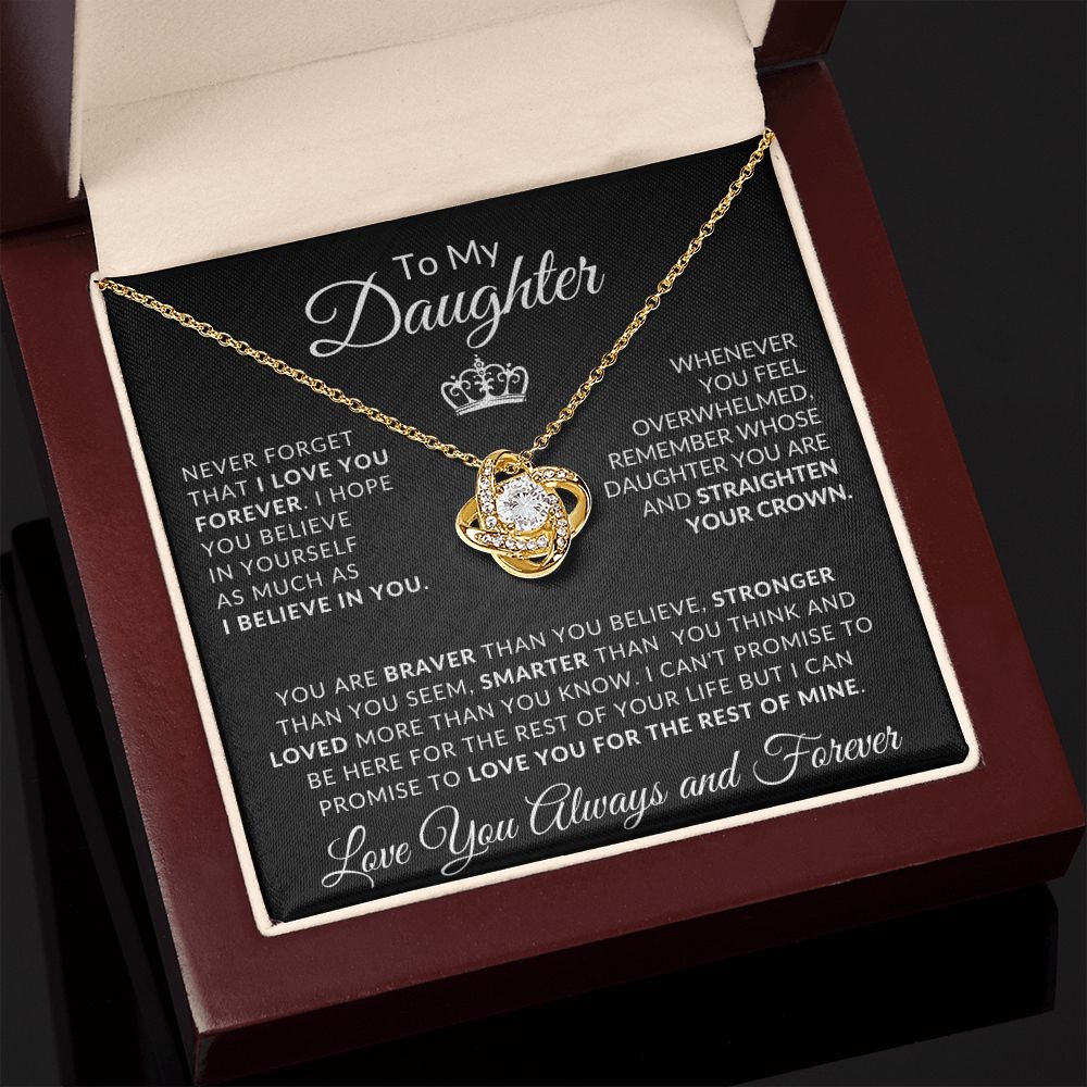 My Daughter | Braver Smarter Loved | Daughter Gift