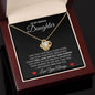 Bonus Daughter Always Here For You Last Breath - Love Knot - Perfect Gift For Birthday, Christmas, Graduation