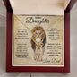 My Daughter Always My Baby Girl Lion Love Knot | Perfect Gift for Daughter