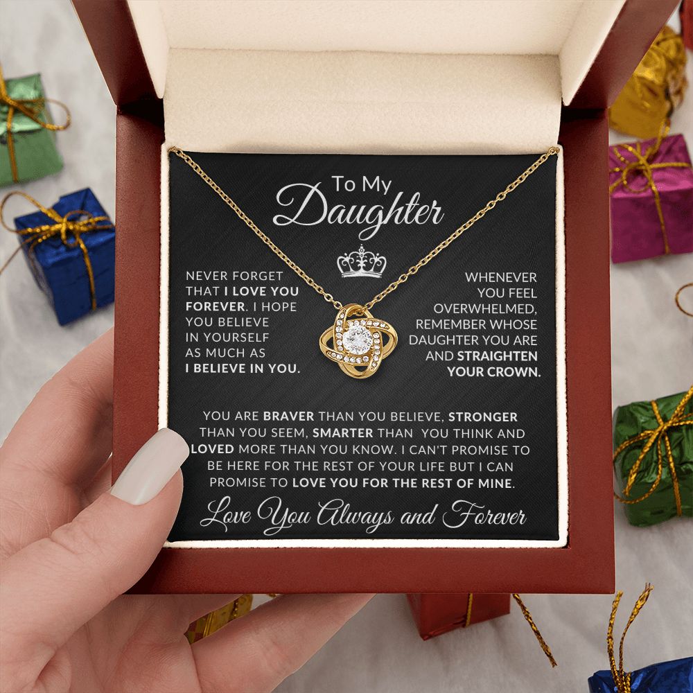 My Daughter | Braver Smarter Loved | Daughter Gift