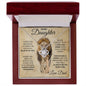 My Daughter Always My Baby Girl Lion Love Knot | Perfect Gift for Daughter