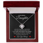 Bonus Daughter Always Here For You Last Breath - Love Knot - Perfect Gift For Birthday, Christmas, Graduation