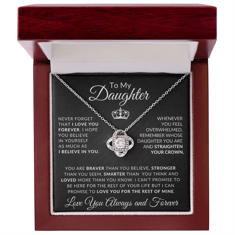 My Daughter | Braver Smarter Loved | Daughter Gift