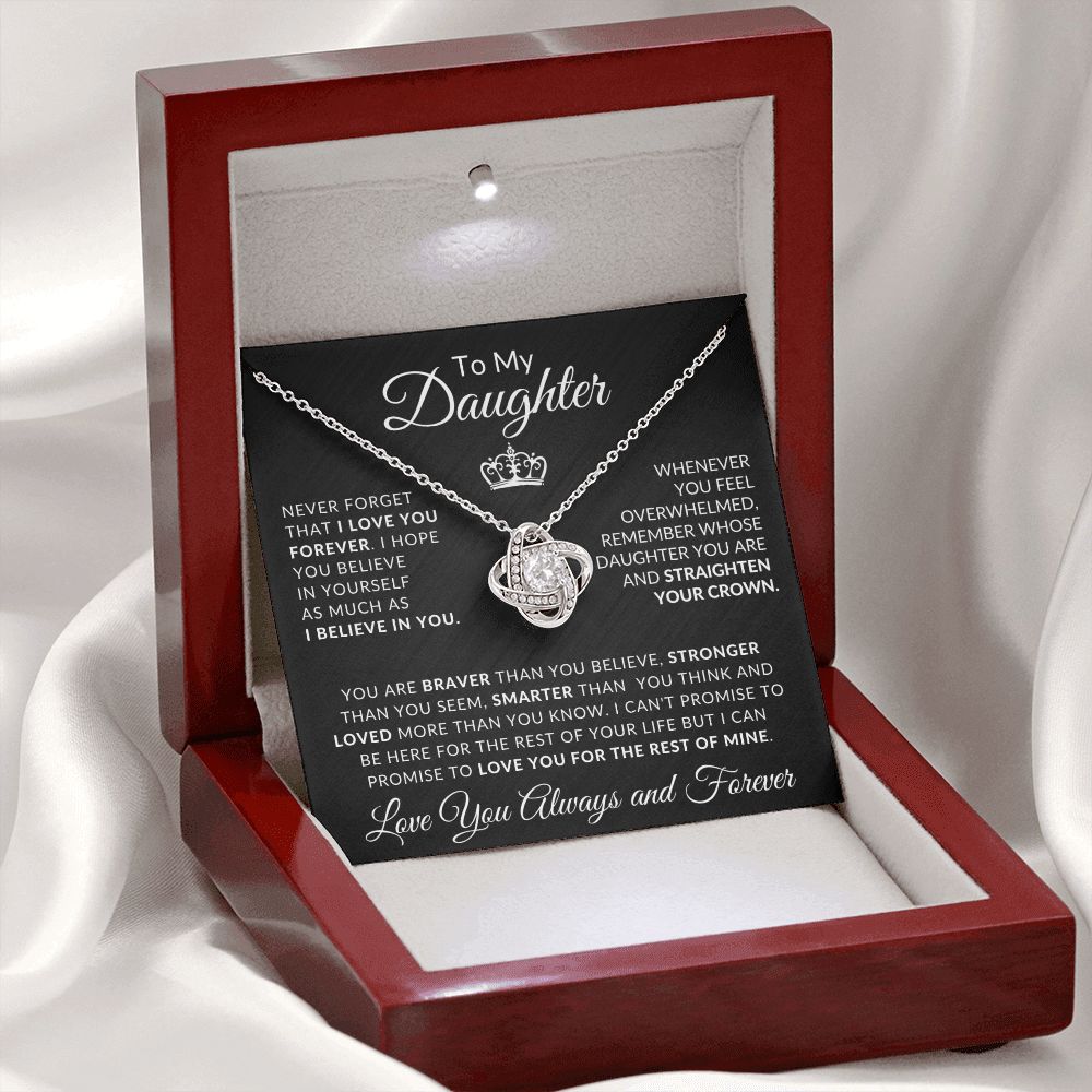 My Daughter | Braver Smarter Loved | Daughter Gift