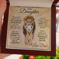 To My Daughter Love Dad Necklace