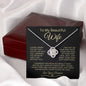 My Beautiful Wife - Love Knot Necklace - Perfect Gift