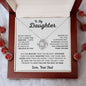 To My Daughter | I Believe in You | Love Knot Necklace